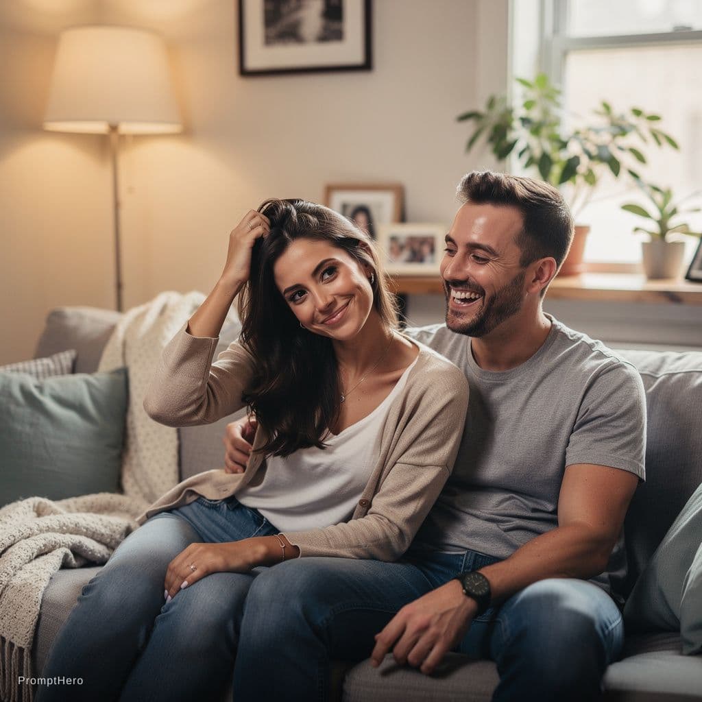 AI generated: A hotwife cuckold 