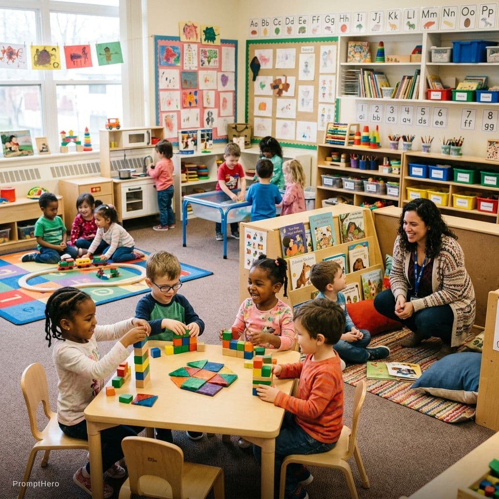 AI generated: create a image for preschool