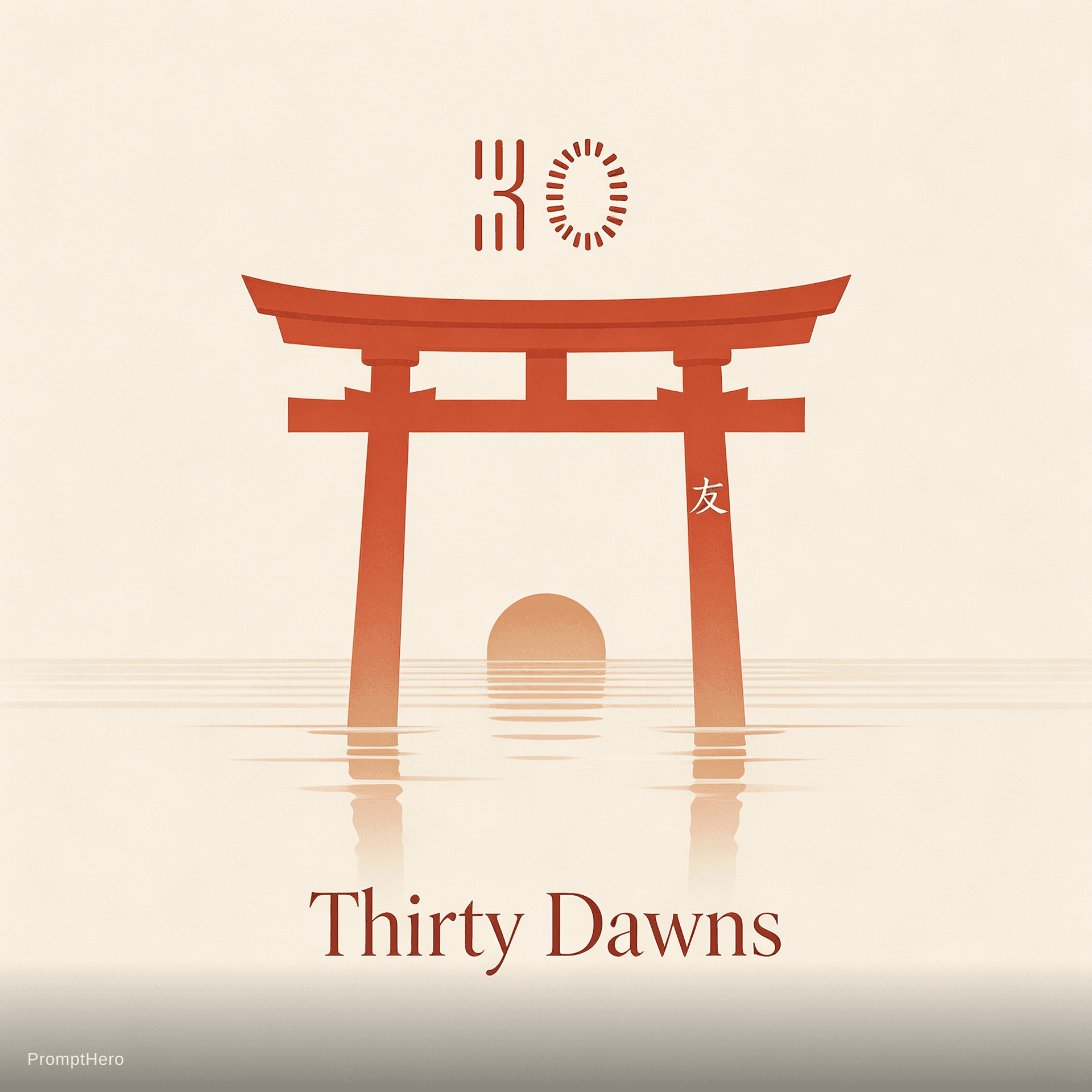 AI generated: Thirty Dawns

Logo Concept:
Torii Gate & Counting Marks (Japan vibe, no neon or futuristic)

Logo De...