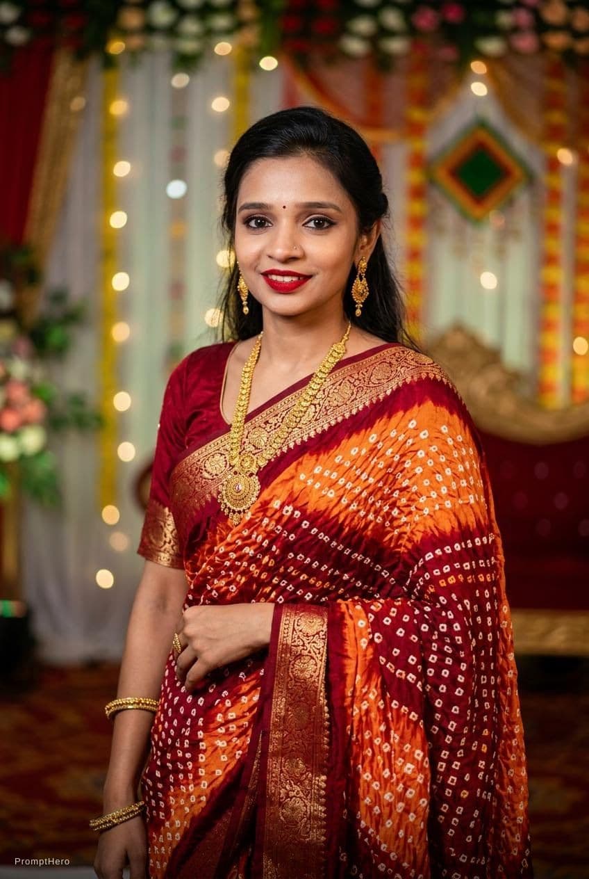 AI generated: Create a sexy girl in india style. and look like sexy.
