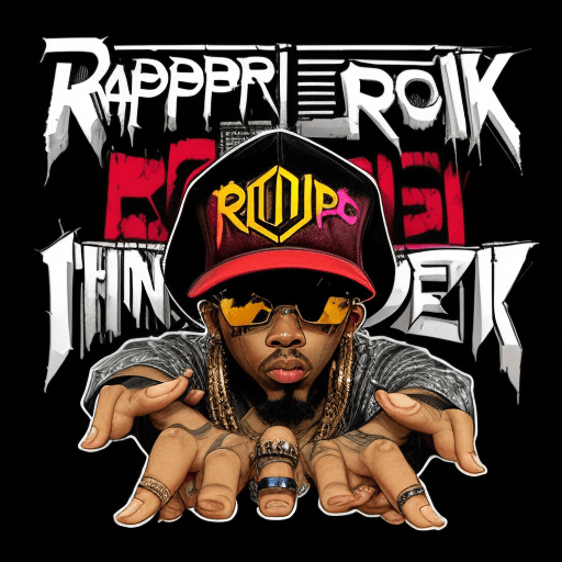 AI generated: Rapperfunk, RAP HIPHOP, Logo