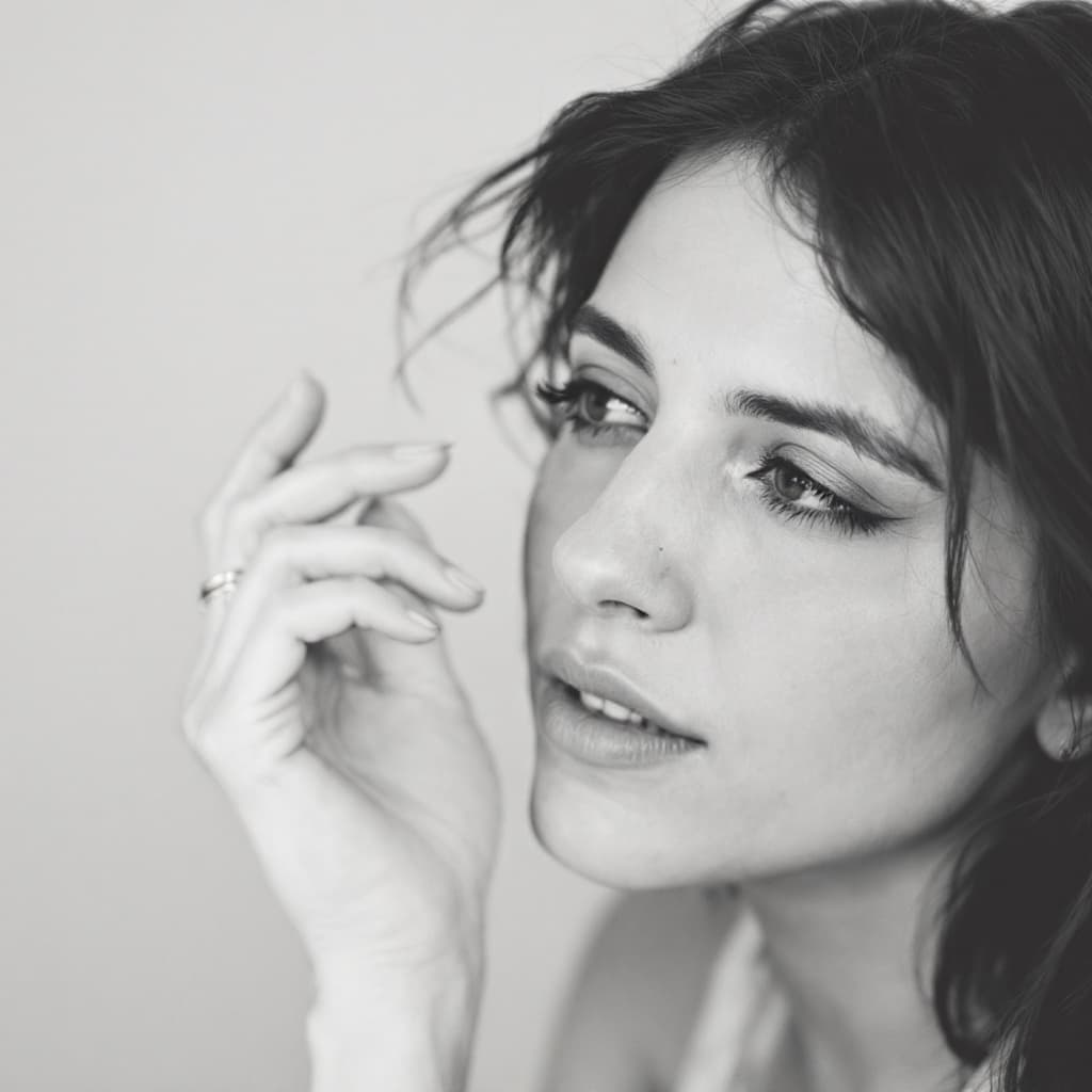 AI generated: mujer de espalda esperando un amor incierto 