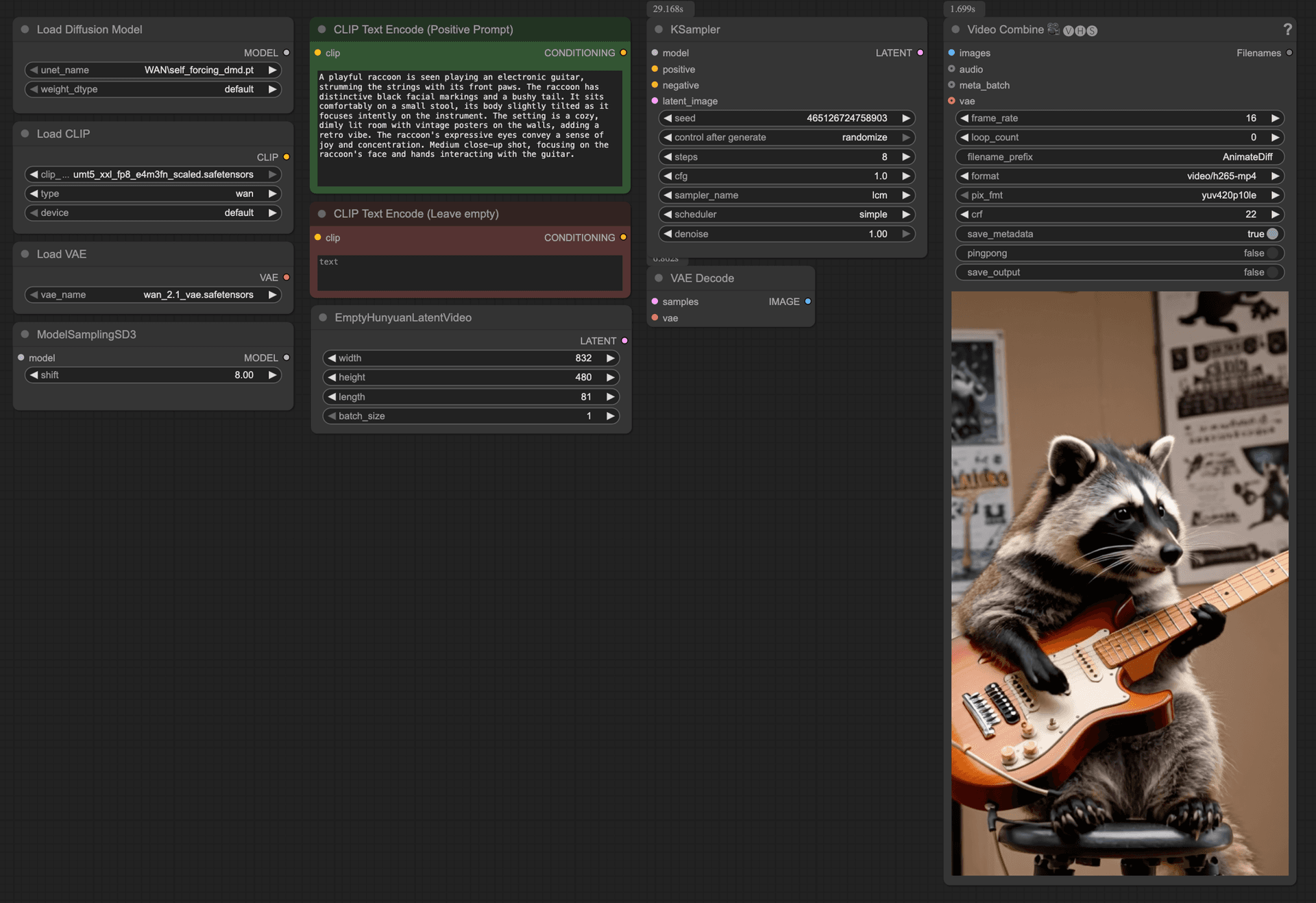 Self Forcing Simple WAN T2V Workflow - Image 1