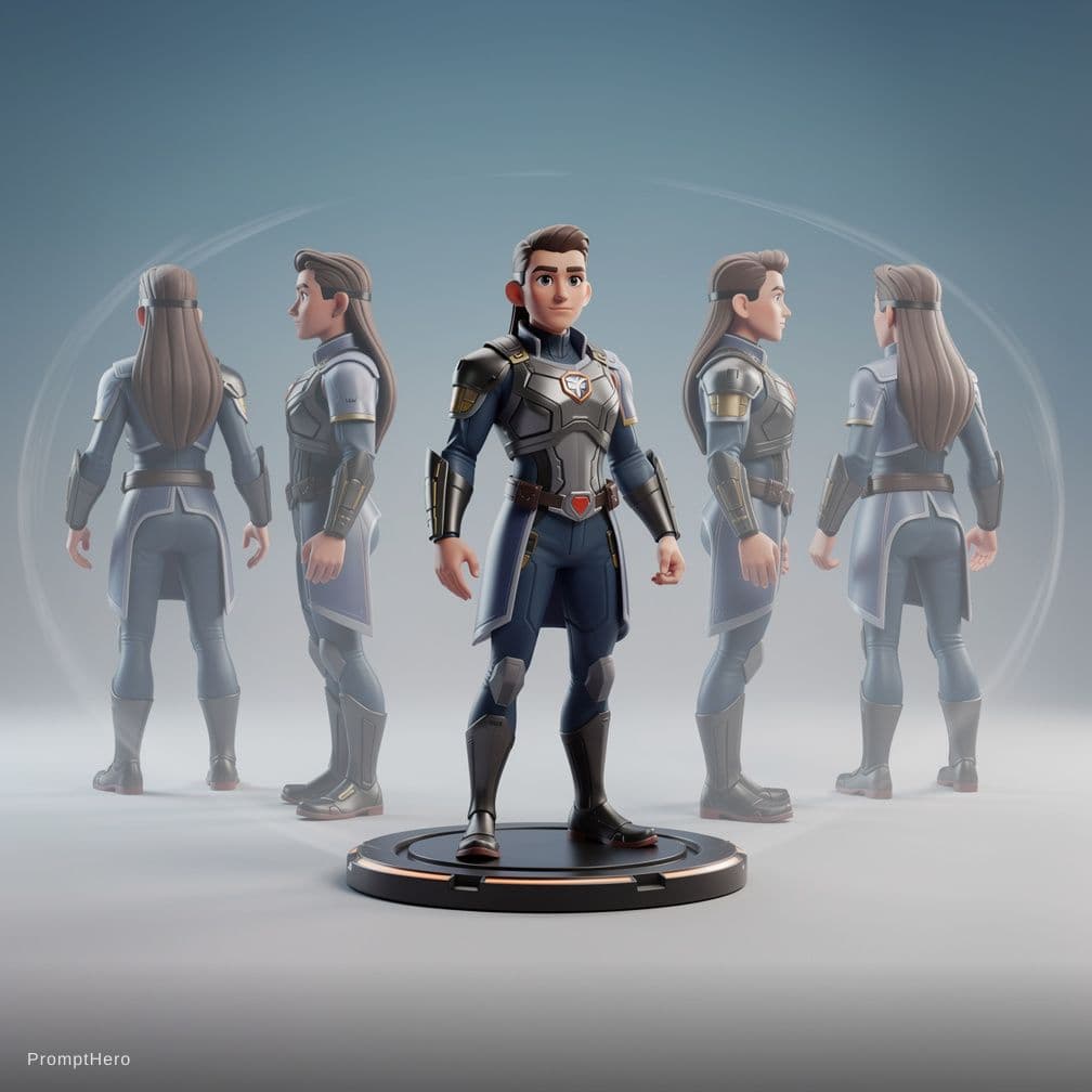 AI generated: giv me 3D animation 360% ptommpt
