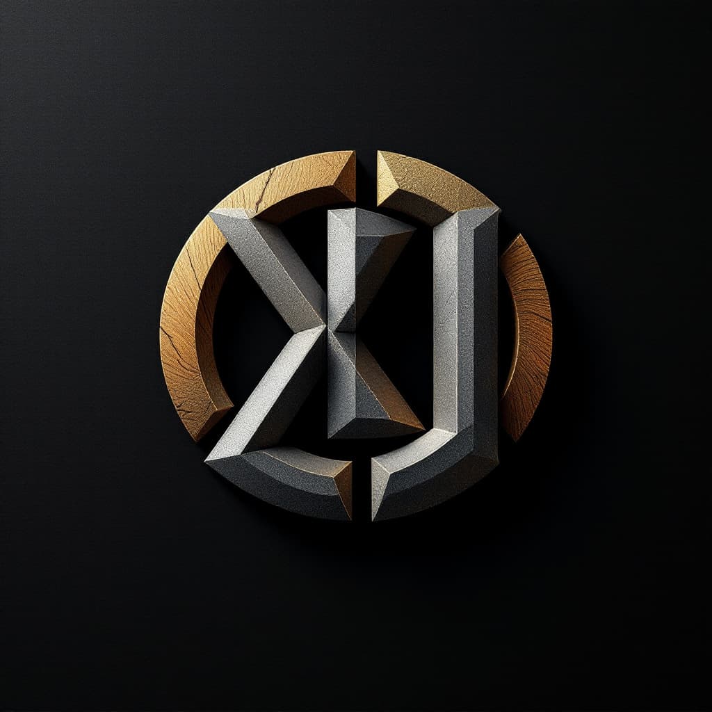 AI generated: Graphic design. Modern, trendy, highly detailed logo with the Cyrillic abbreviation "СУИ" for a Russ...