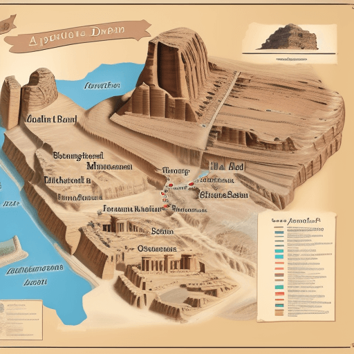 AI generated: Tourist map of petra, jordan
Style of an age of discovery map
Highlight most important landmarks