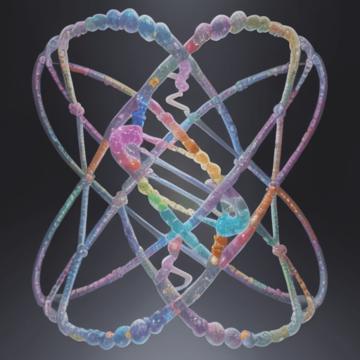 AI generated: draw dna double helix