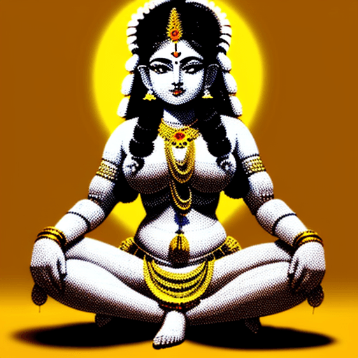 AI generated: Beautiful Indian goddess Durga 