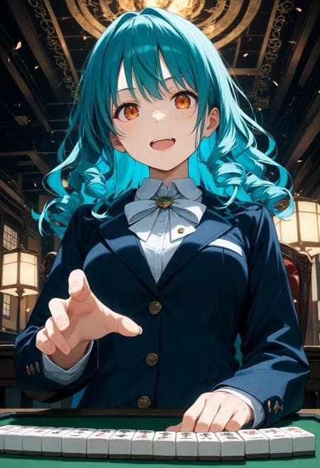 [Illust&XL&Pony] mahjong / 麻雀