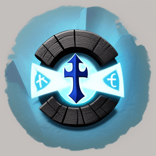 AI generated: create a cartoonish rune
