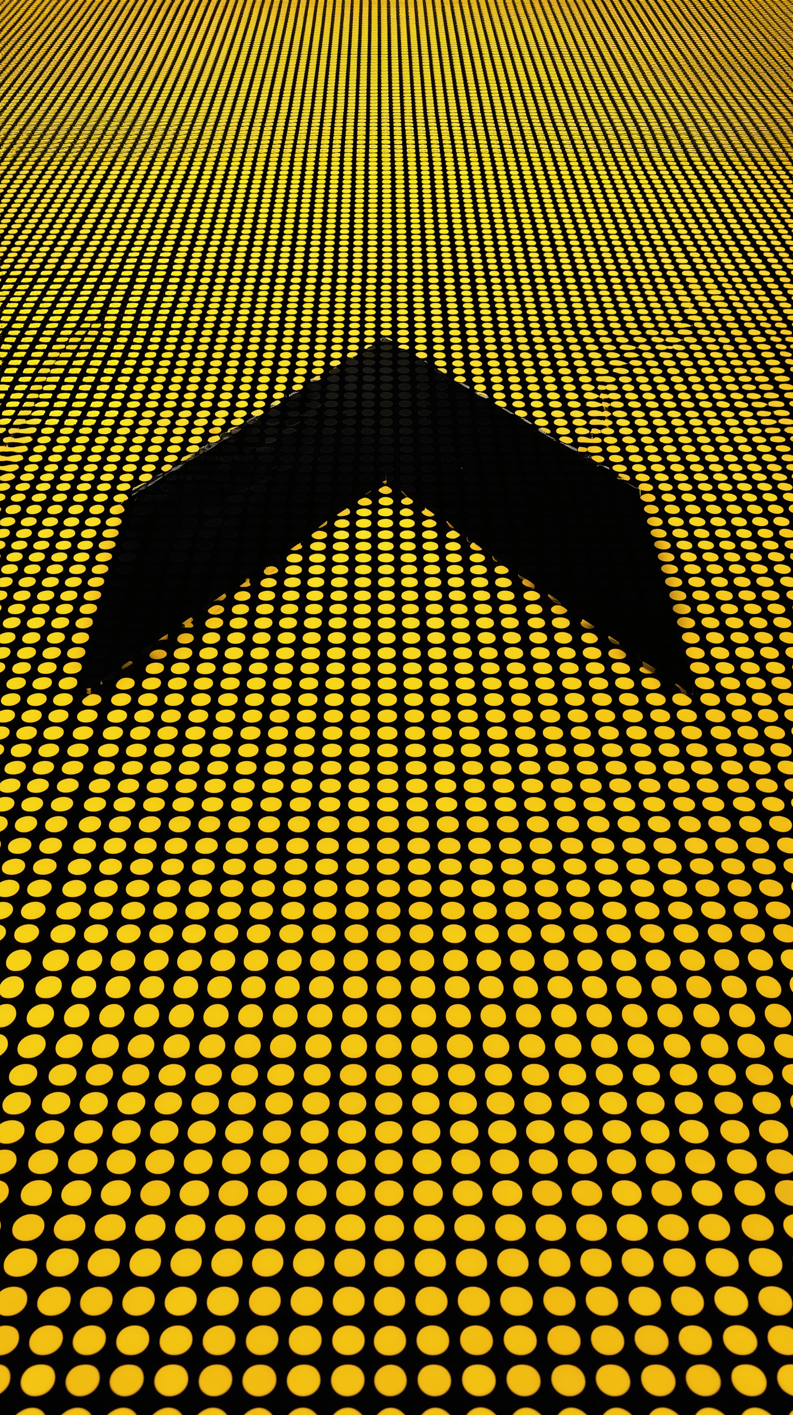 AI generated: realistic rendering, digital electronic display, geometric composition, pixel art, large, bold black...