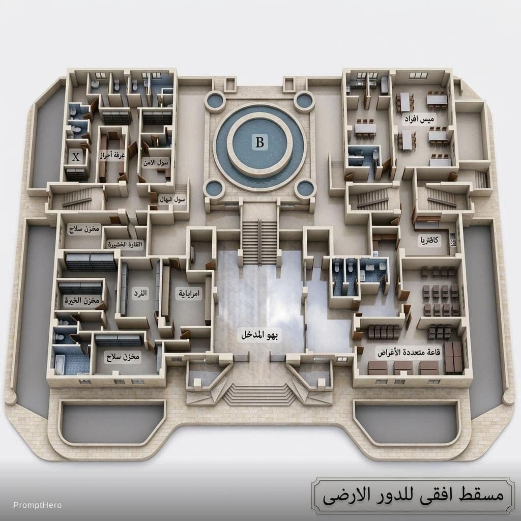 AI generated: Can you create a 3D floor plan of this plan please
