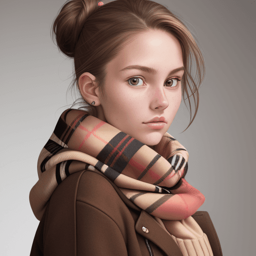 AI generated: Create a hyper-realistic portrait of an 23-year-old Norwegian high school student. She has brown eye...