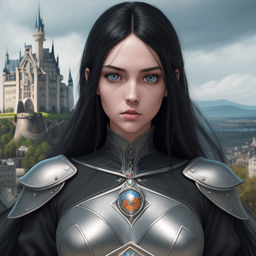AI generated: Wizard Girl. Beautiful face. Slender body. Realistic face. Beautiful eyes. Detailed face. Detailed e...