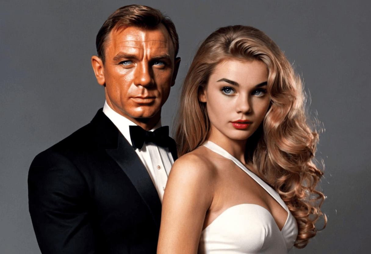 AI generated: lady in the style of James Bond movie