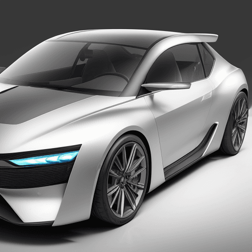 AI generated: Embracing minimalistic tuning, its sleek lines and aerodynamic contours add a futuristic twist to cl...