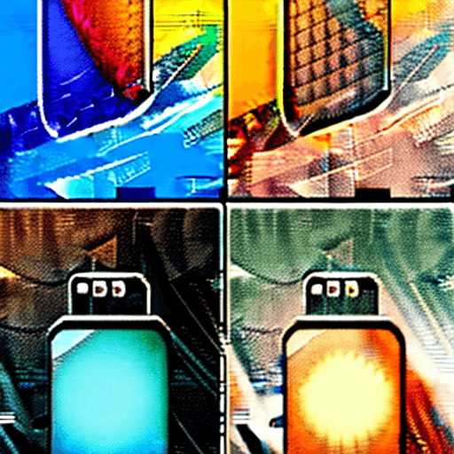 AI generated: image of a cell phone screen, Digital 2D, iluminación volumétrica, octanaje, Tendencia en ArtStation...