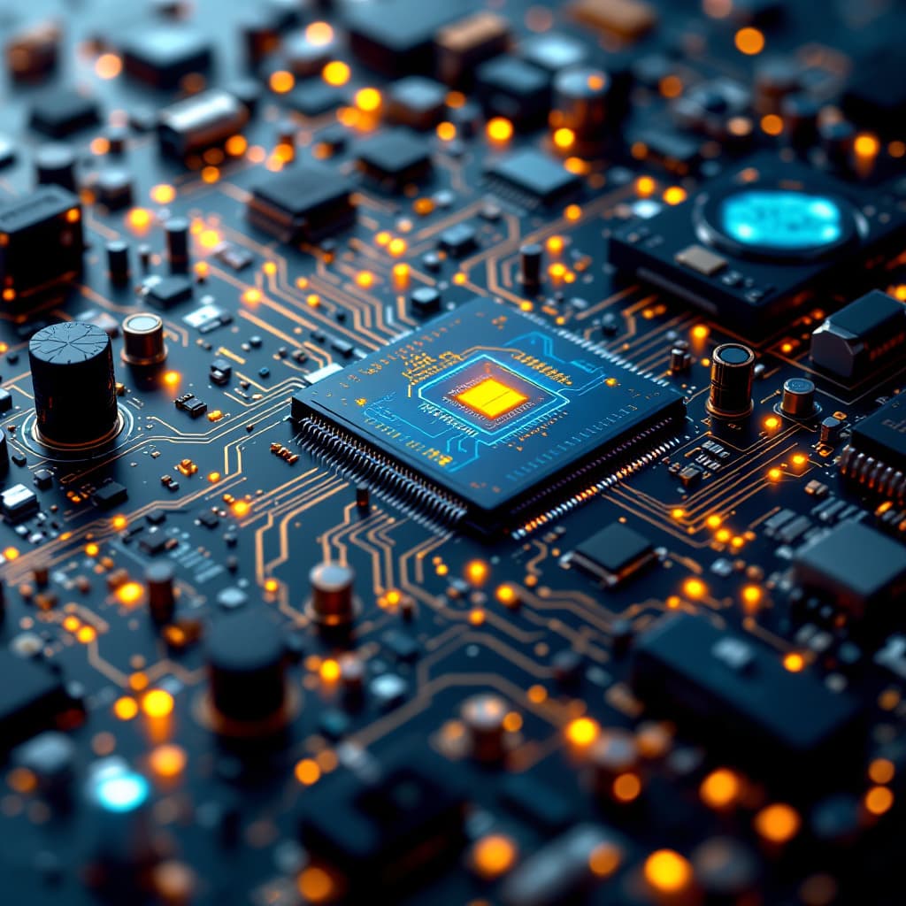 AI generated: avancered electronic circuits