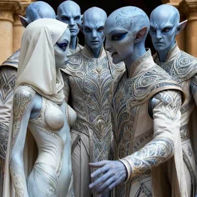 AI generated video: 3 Males characters from reference image 1
2 Female characters from reference image 1
1 female charac...