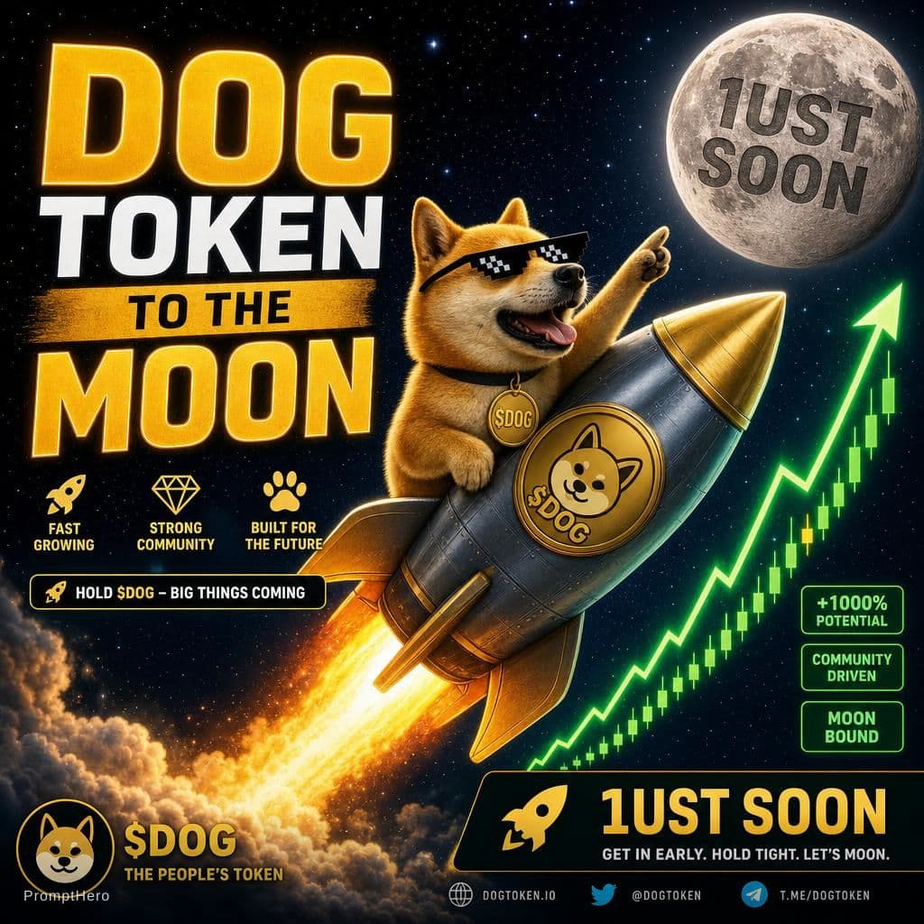 AI generated: DOG token to the moon, 1ust soon
