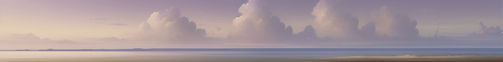 AI generated: Arttrttrt A serene watercolor painting captures the serene beauty of a vast sky meeting the tranquil...