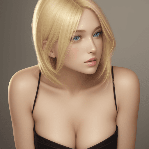 AI generated: beautiful blonde woman