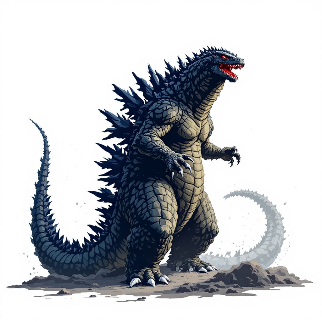 AI generated: godzilla 