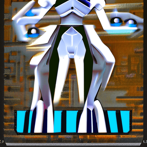 AI generated: cyberwoman mature