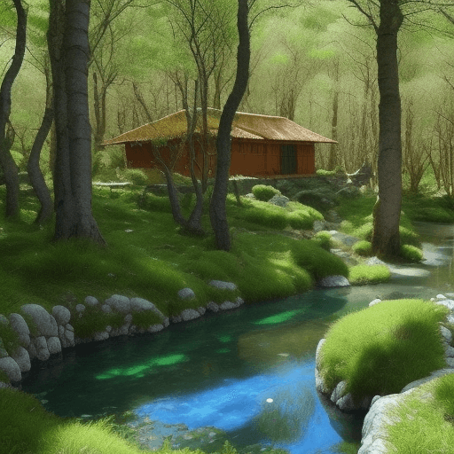 AI generated: Crear un paisaje donde habitan serafines