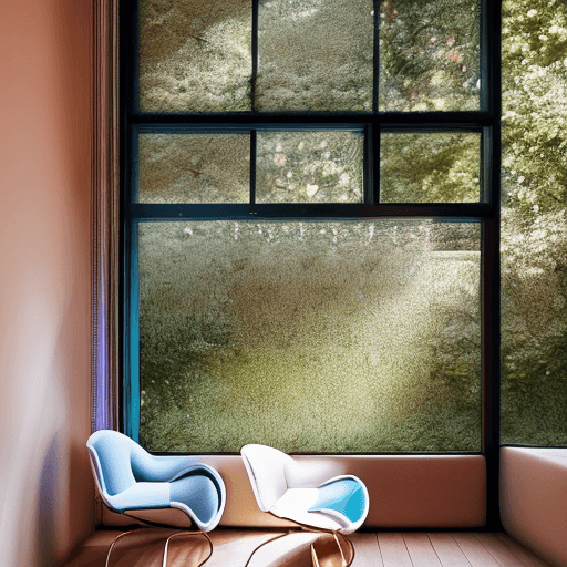 AI generated: High resolution photography interior design, dreamy sunken living room conversation pit, wooden floo...