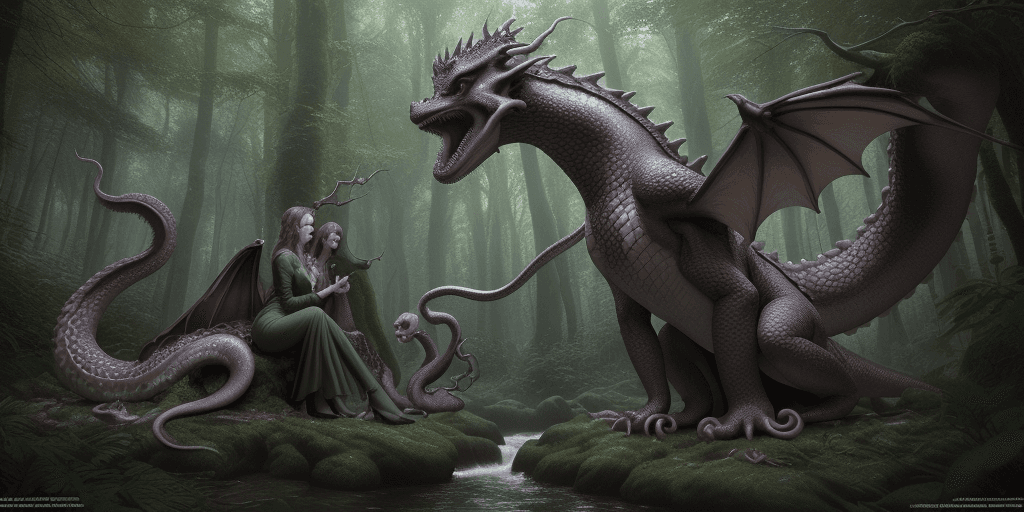 AI generated: en rendu photo realistic, dans la lointaines foret imaginaire de semafor, un oriclo a 6 pattes se ba...