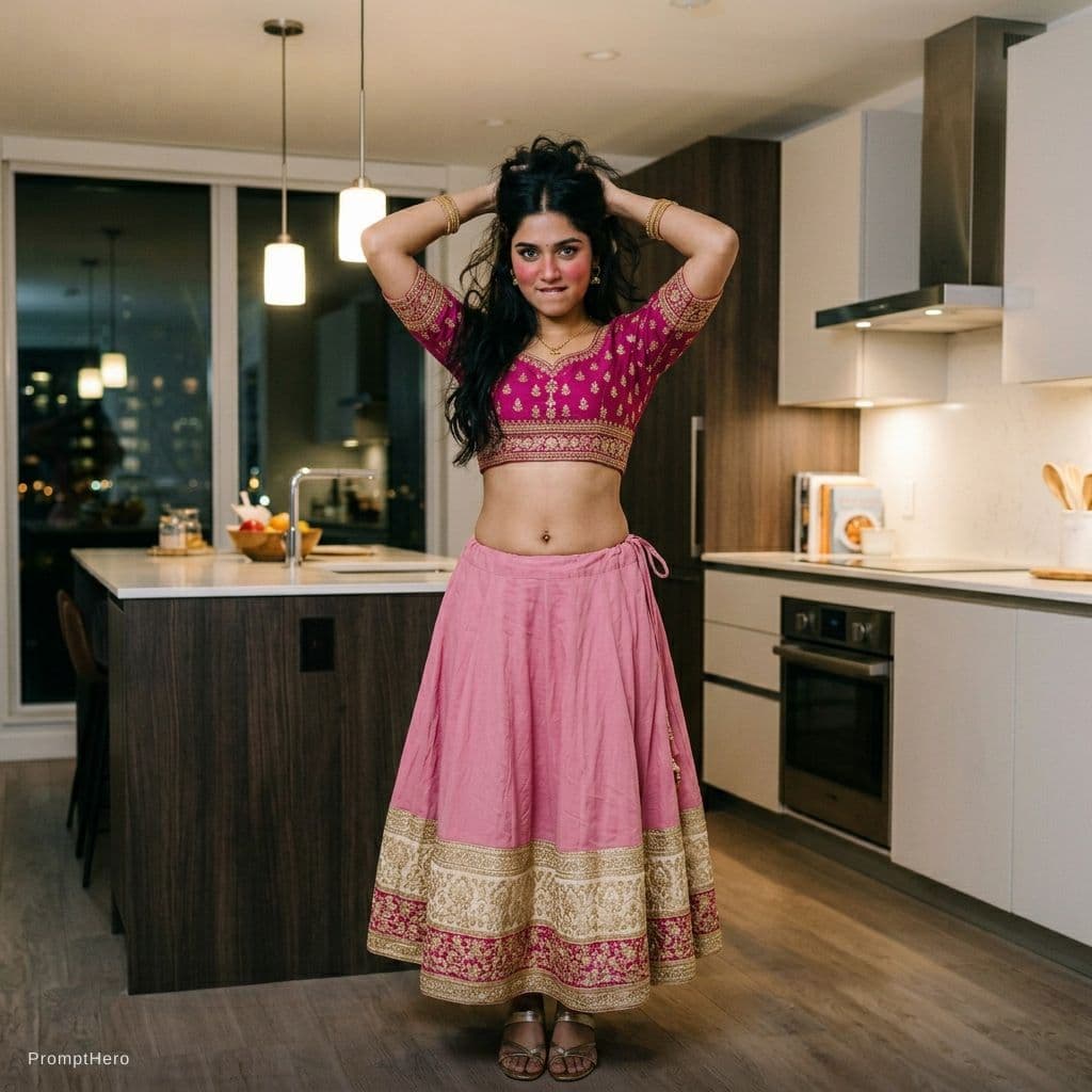 AI generated: Use the women in image, full body view from head to toe, no cropping whatsoever, complete legs and f...