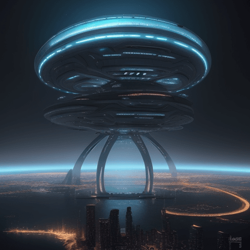 AI generated: A Sci-Fi City of the Future – Stará Ľubovňa