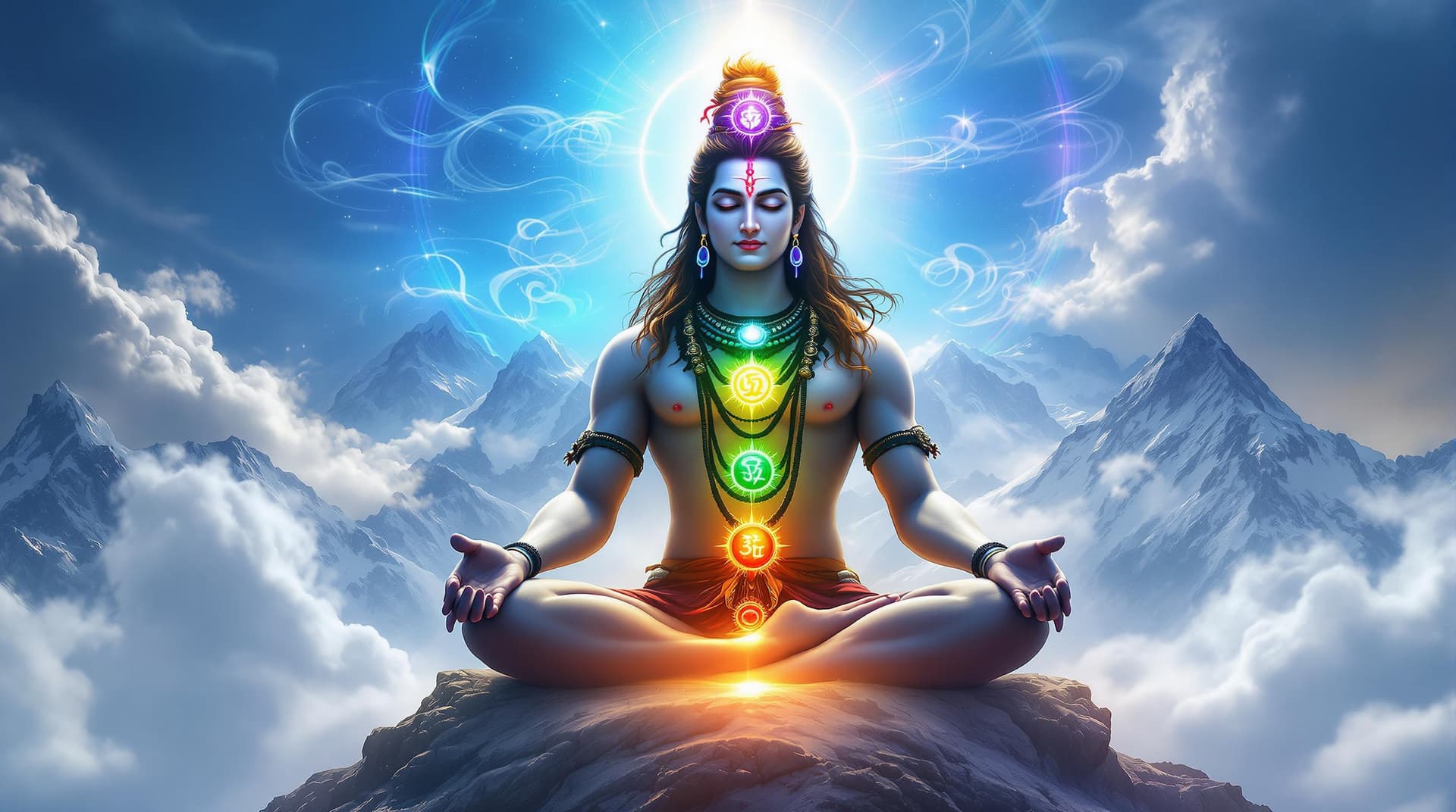 AI generated: "Generate an ultra-high-resolution, photorealistic image of Lord Shiva, the supreme Hindu deity, sea...