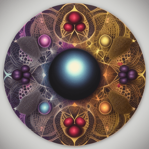AI generated: hard world order mystic music. surrounded by tiny different colors dots. Automaticly the viewer will...