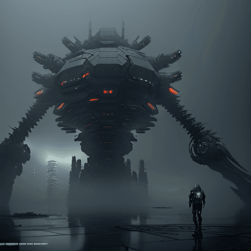 AI generated: 3d rendering, Tsutomu Nihei, complex system, equipment with hyper detail, future mechanical society,...