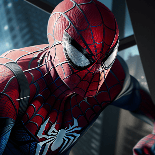 AI generated: Spider man in dynamics, highly detailed, packed with hidden details, style, high dynamic range, hype...