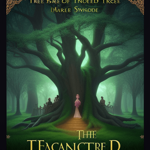 AI generated: book cover for the enchanted tree


