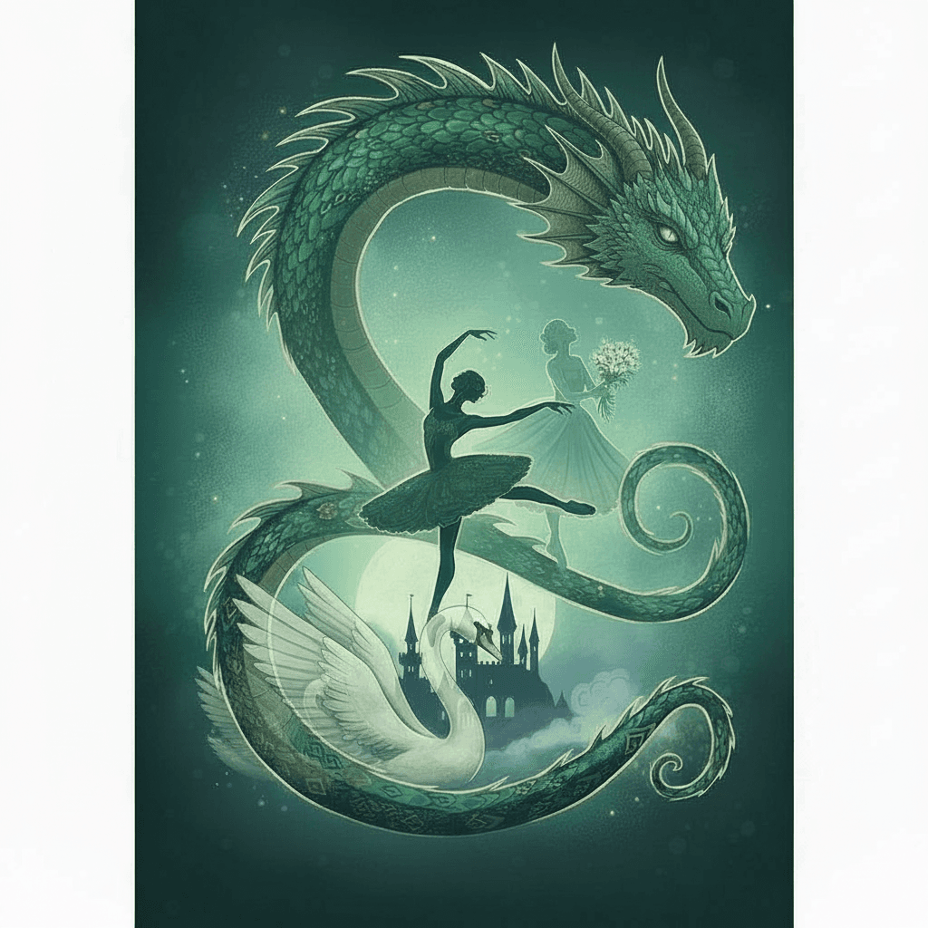 AI generated: turn the head of the dragon forwаrd, DON'T change anything else or other parts!!!