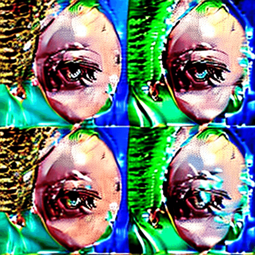 AI generated: **A Portrait of a womans face, water droplets on skin. Wet, Extreme fine detail of skin and water. S...