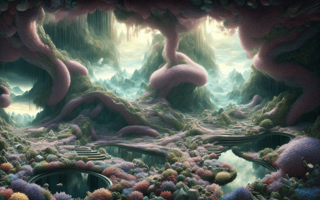 AI generated: a beautiful scenery, digital rendering, trending on pixiv fanbox, , , masterpiece , scene, hypnotic,...