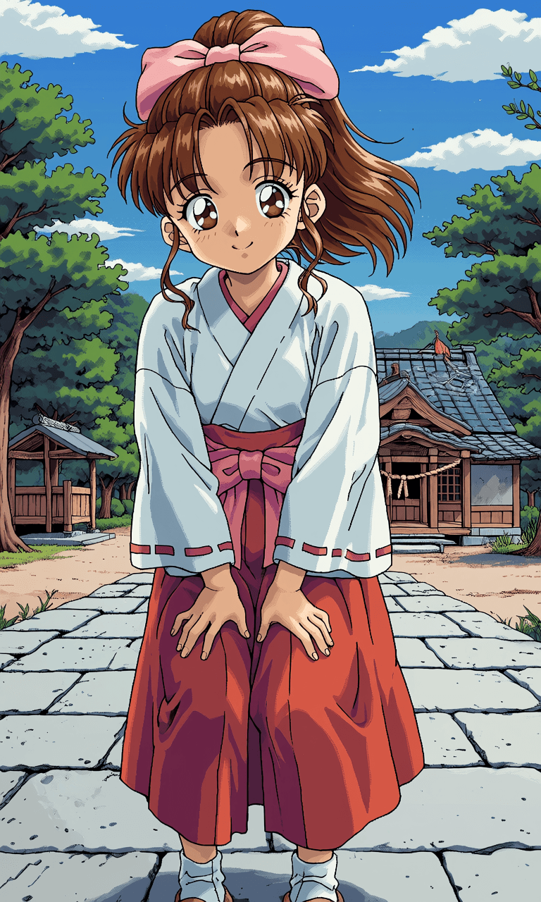ポニーテールの女の子 (ナッツベリー) ponytail girl (Nut Berry) Anima