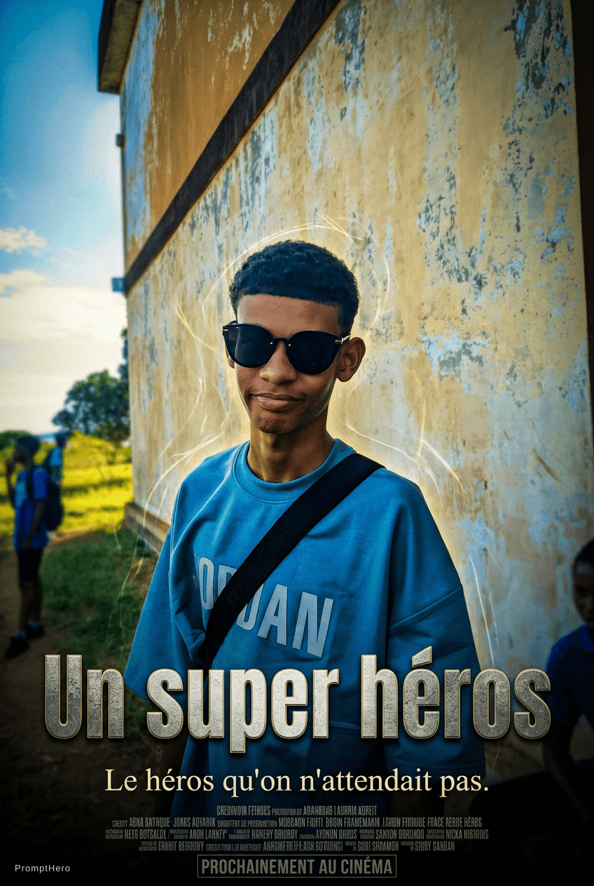 AI generated: Un super héros 