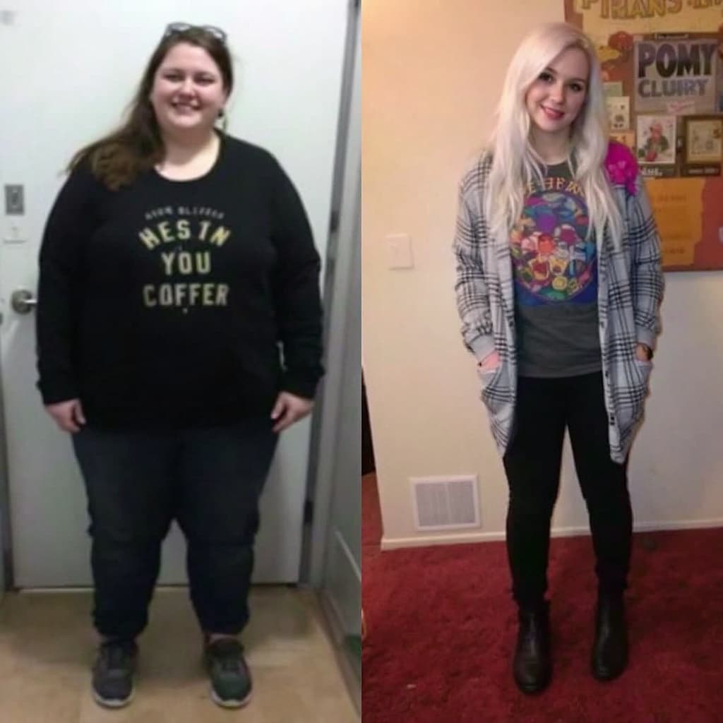 AI generated: before and after phoebe bridgers weight gain
