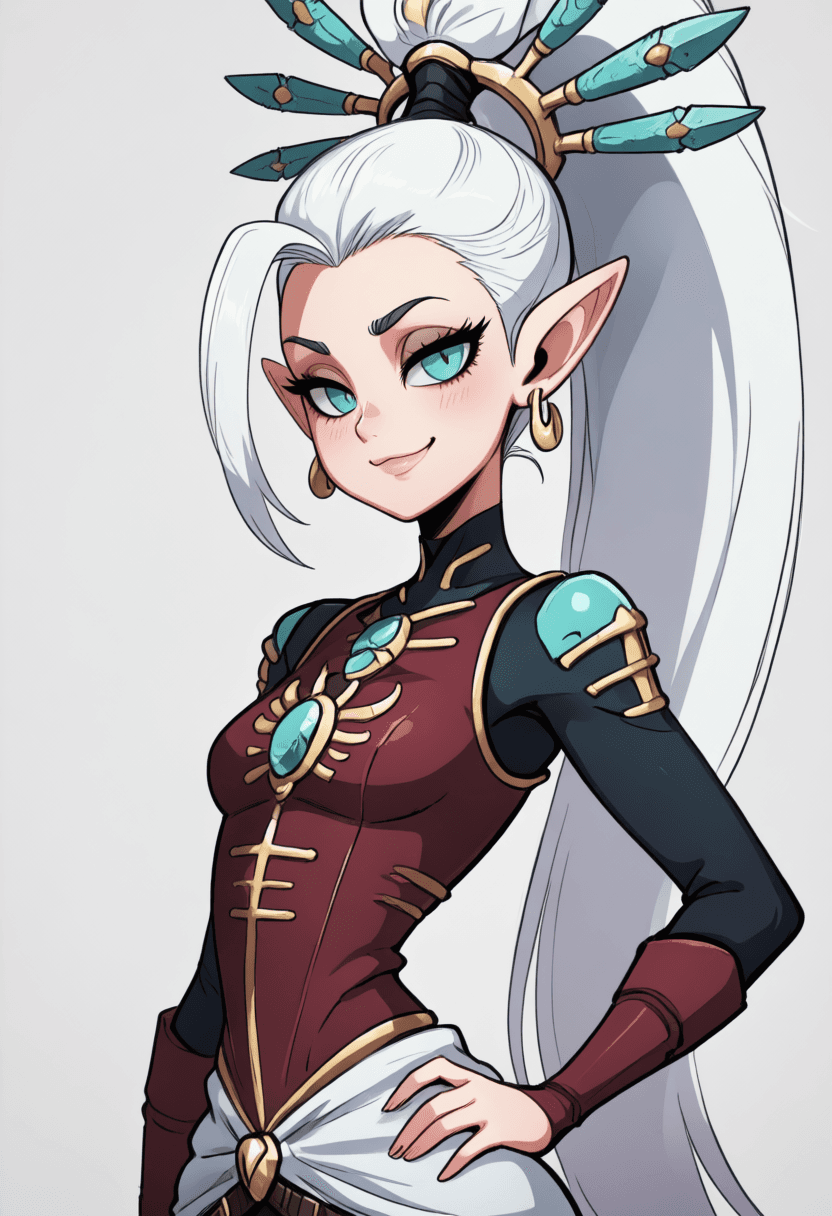 Yvraine: Emissary of Ynnead (Warhammer 40k) [ANIMA & IL & Pony]