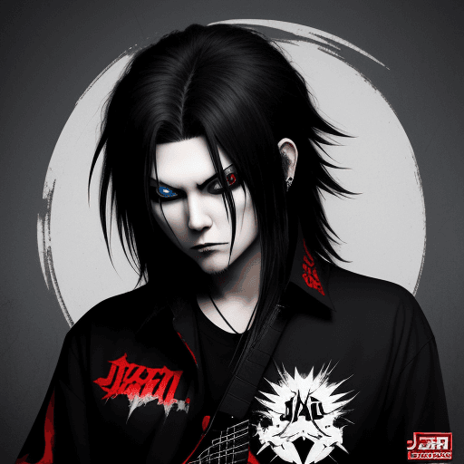 AI generated: Generate a logo with the name Jaimetal, considering that he is a guitarist in a metal band