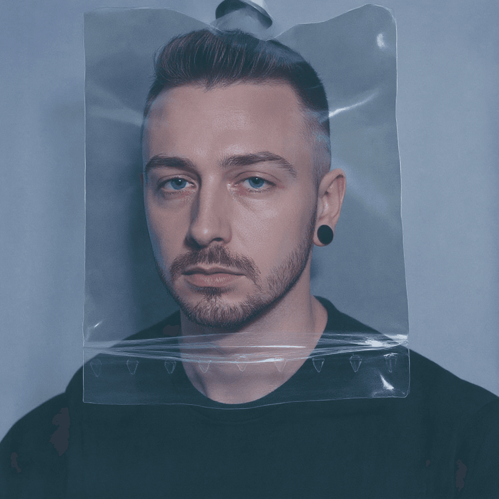 AI generated: Make the ziplock be more tight and fit to the face.