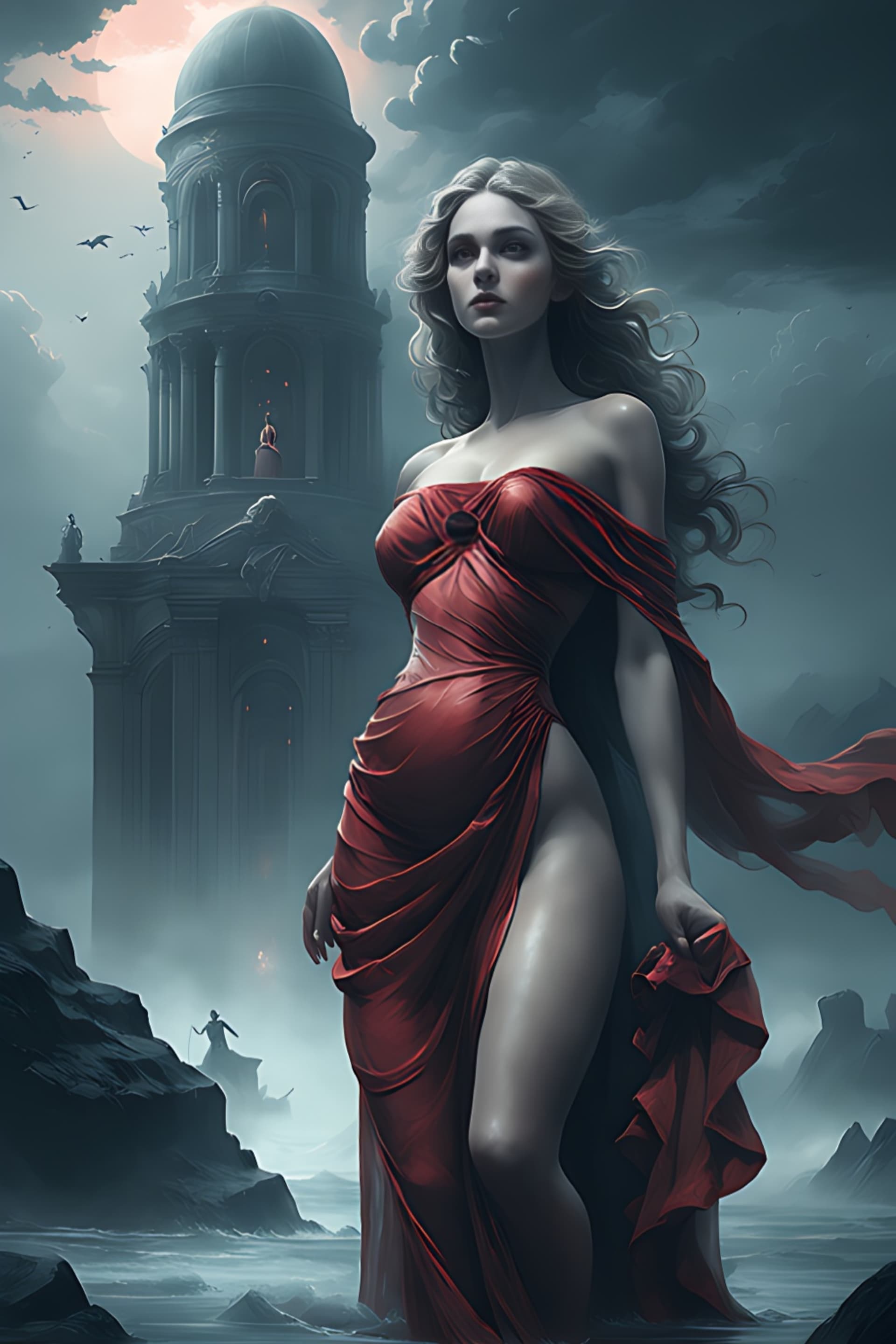 AI generated: in the styleof Ognjen Sporin, Ben Erdt, Raphael Lacoste, hauntingly beautiful masterpiece emerges fr...