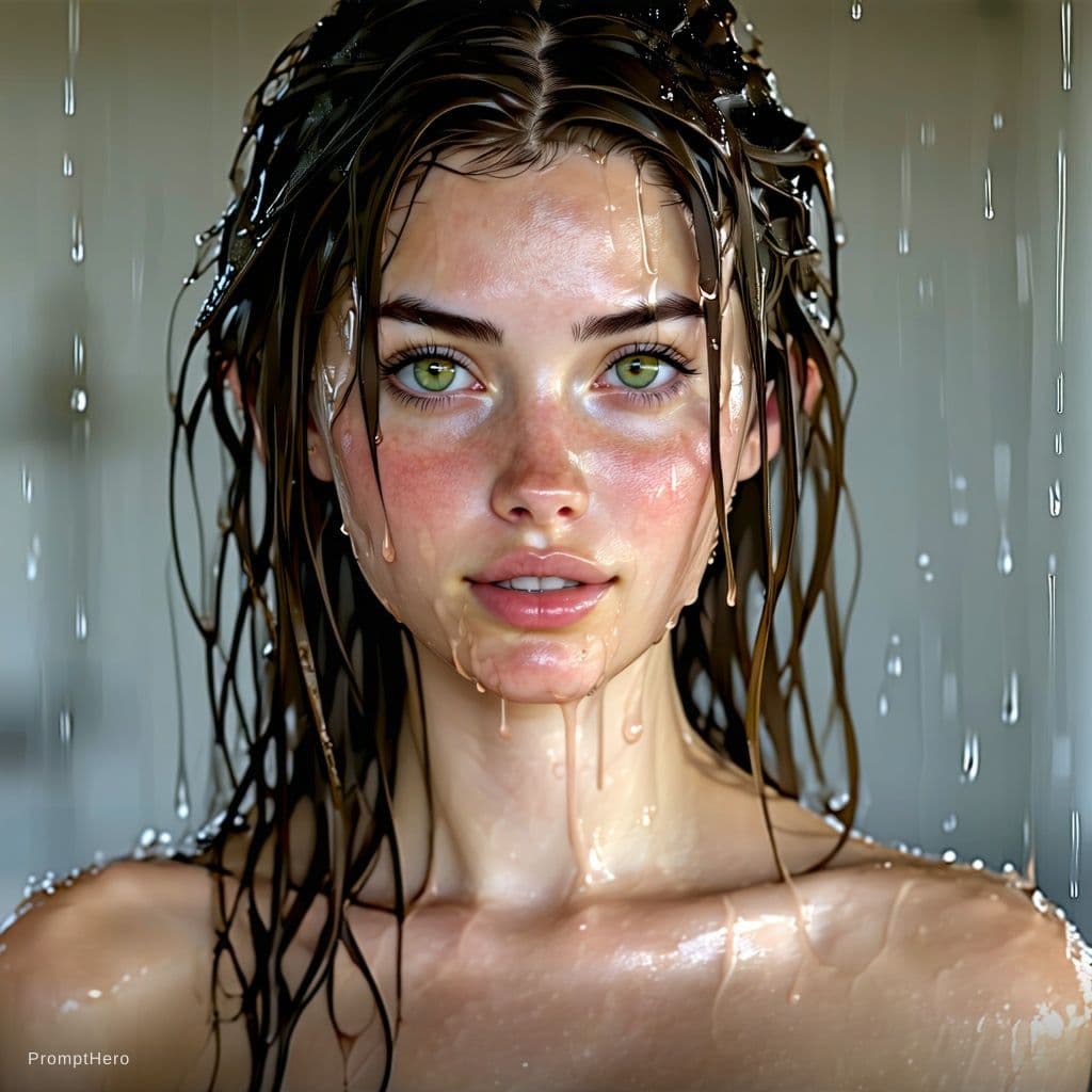 AI generated: A realistic image of a naturally beautiful young woman in excellent physical condition, with a harmo...