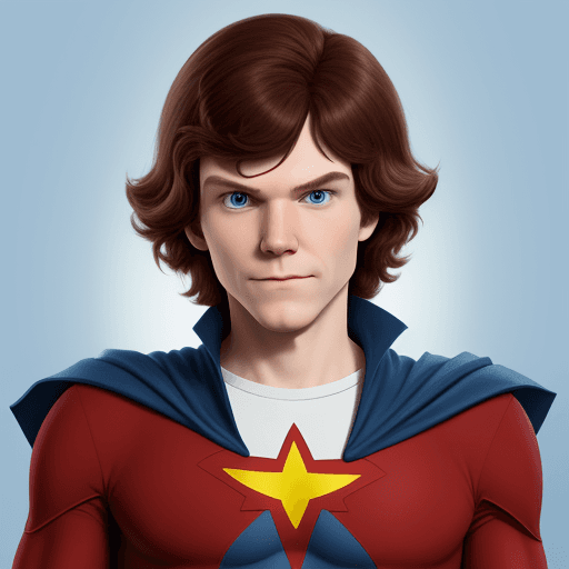 AI generated: Javier Milei superhero. As a Disney Cartoon Character
